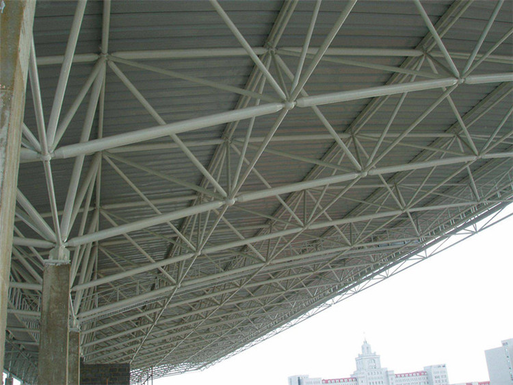 六安学院体育场网架工程